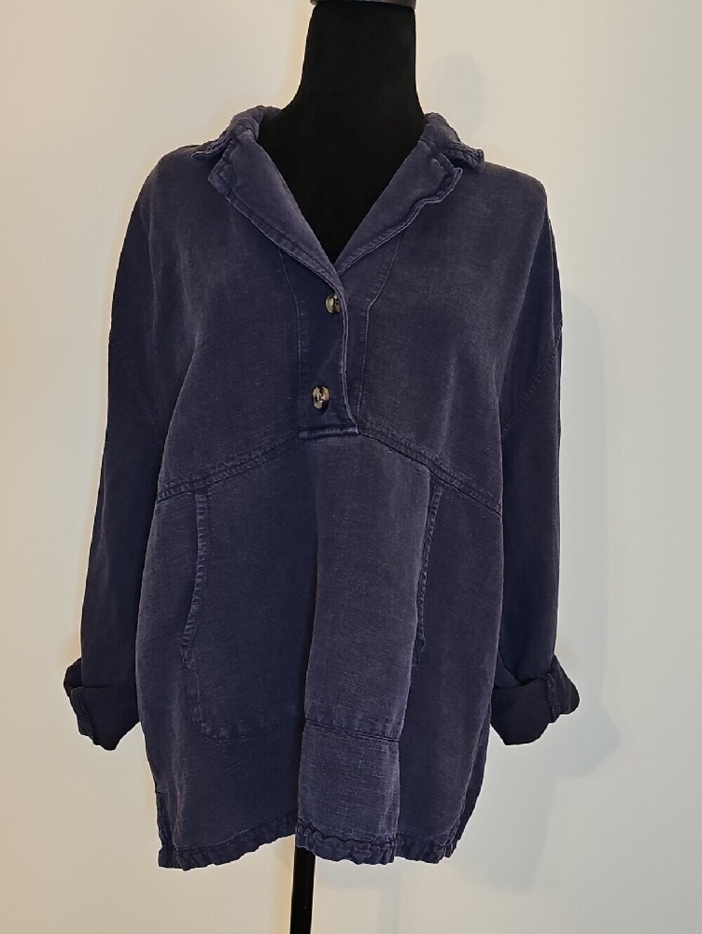 Nicole Miller Artelier Lagenlook Linen-Blend Pullover Top - Picture 6 of 10
